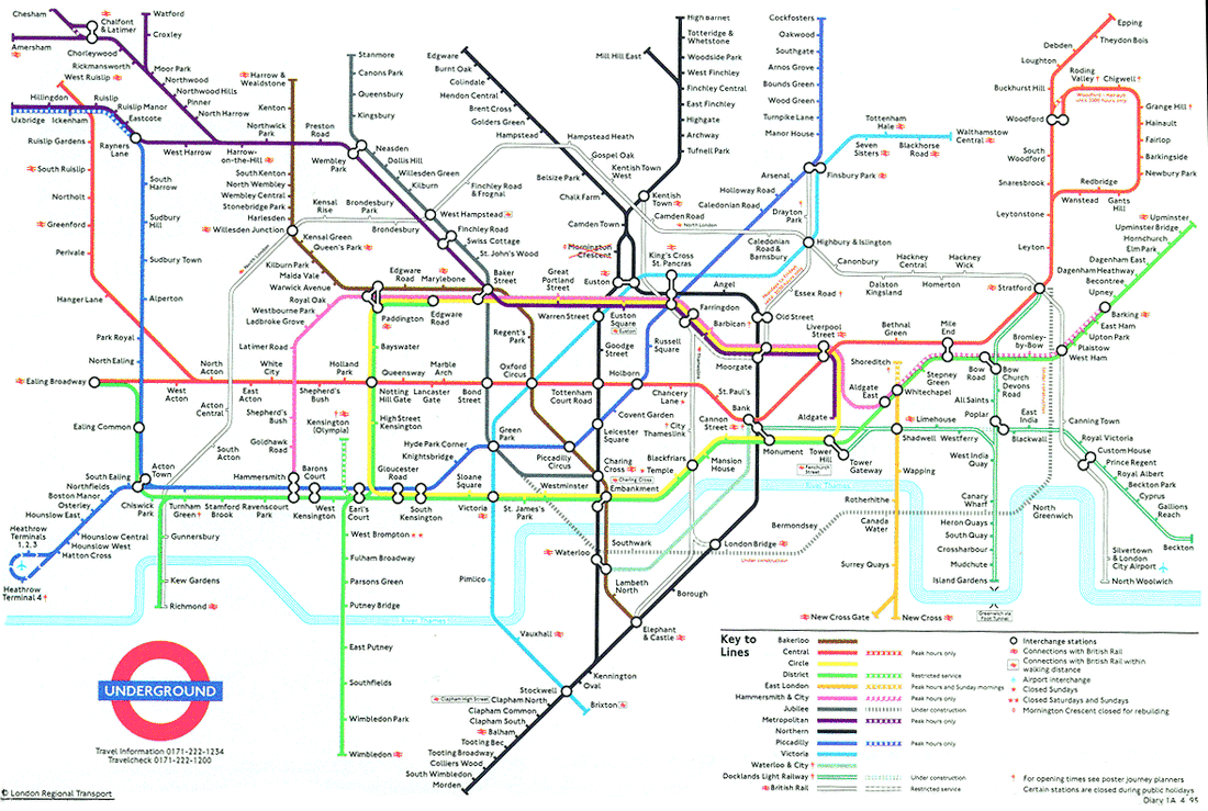 London Underground Map Harry Beck Hello